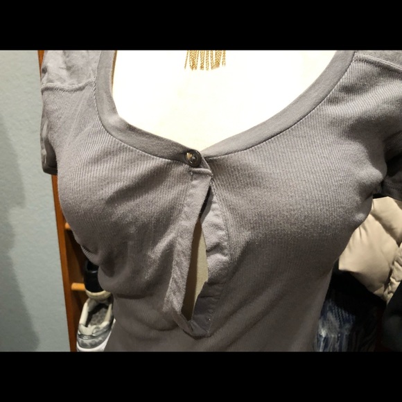 Blake Henley cotton gray tee top M - Picture 2 of 6